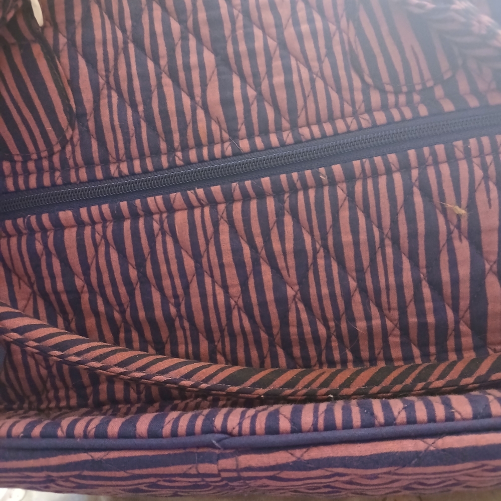 Vera Bradley Quilted Shoulder Bag - Blue, Green, and Black - Picture 4 of 7
